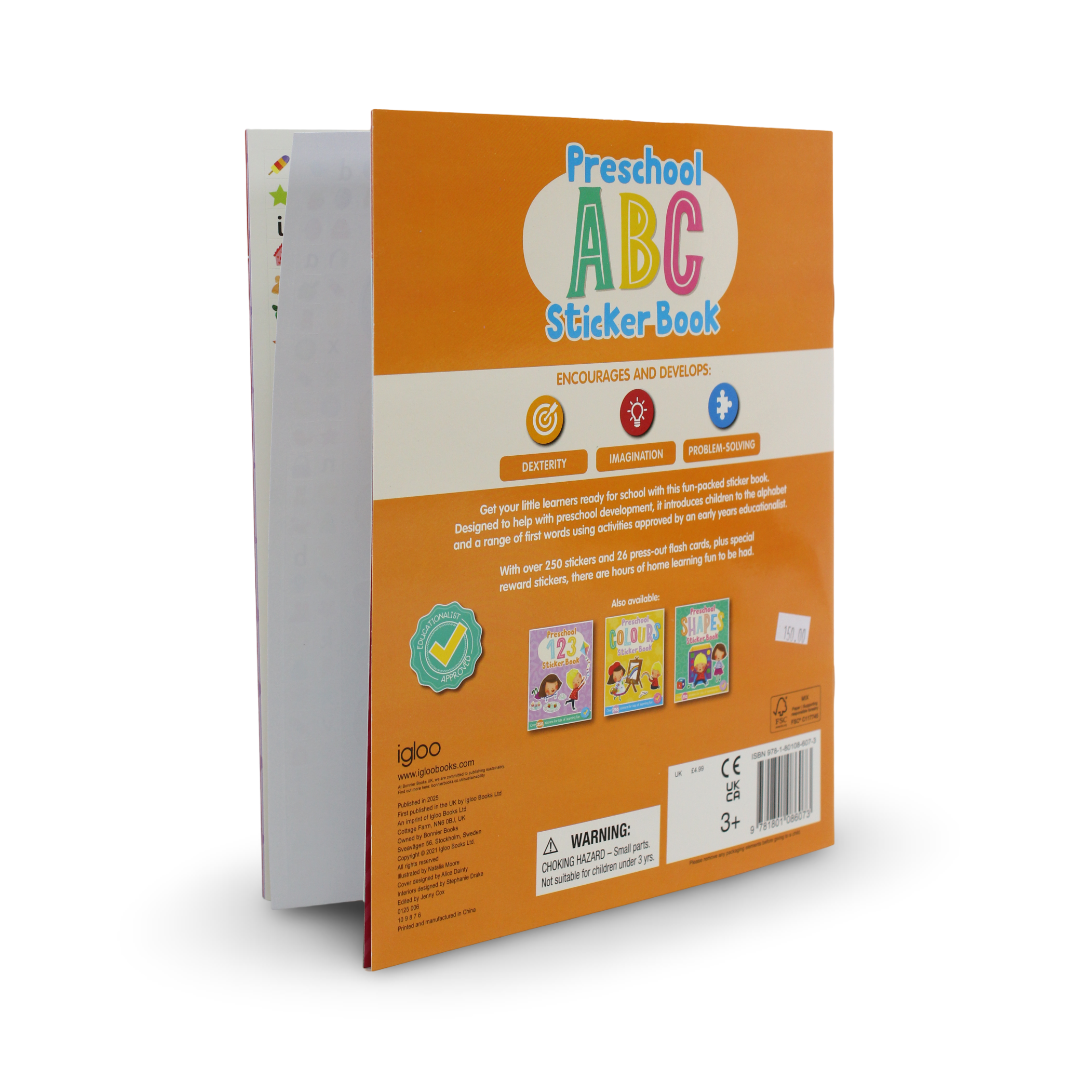 Preschool ABC Sticker Book