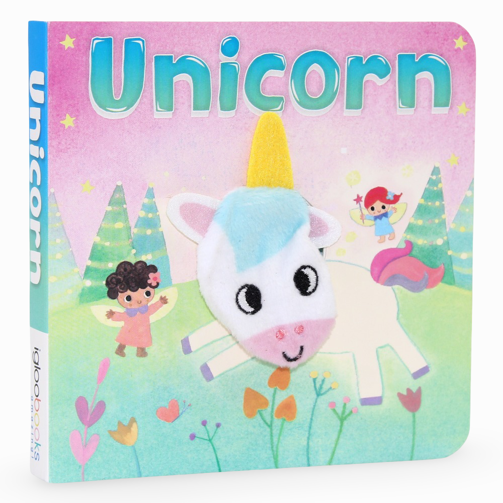 Igloo Books "Unicorn" Finger Puppet Board Book - Assortments