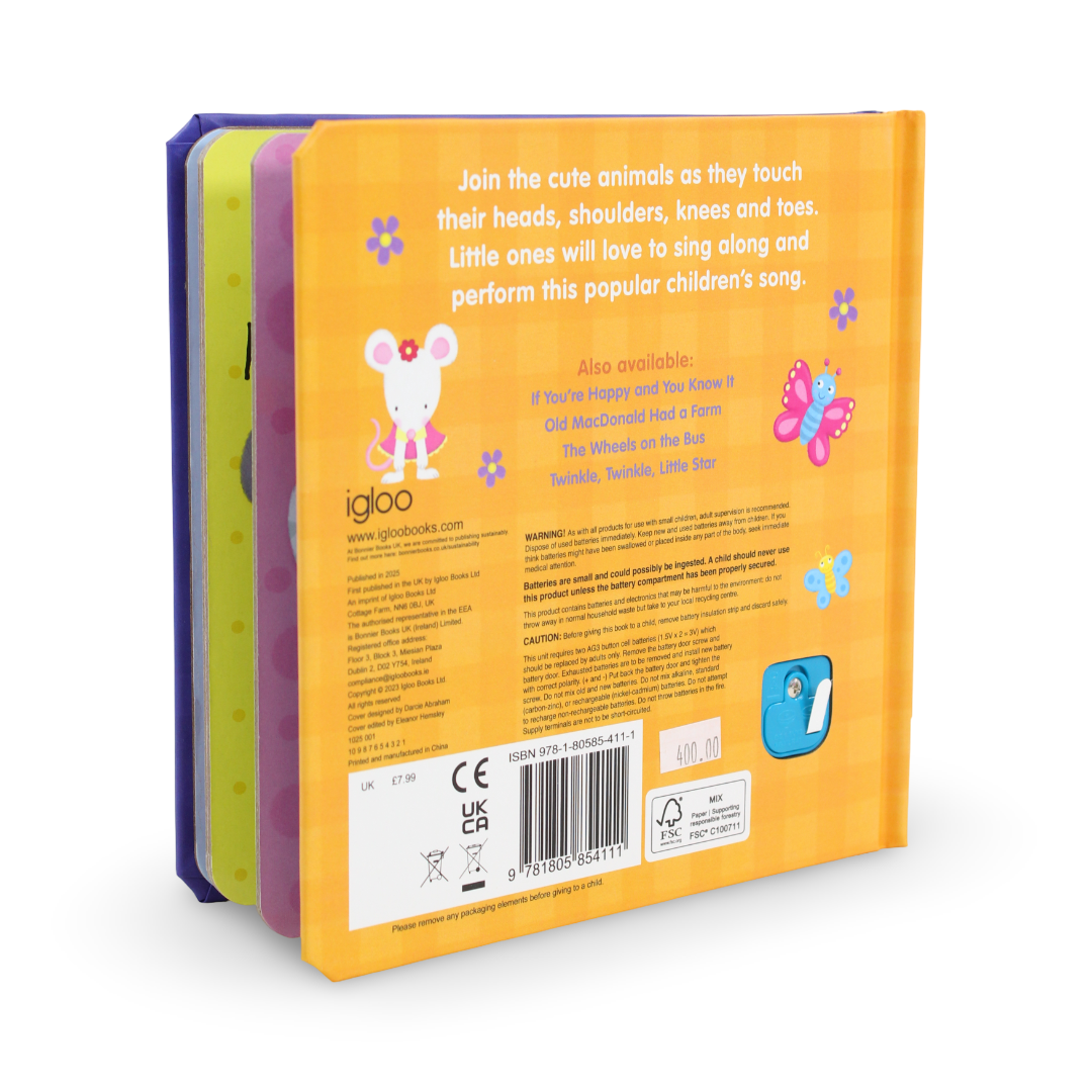 Igloo Books "Head, Shoulders, Knees and Toes" Board Book