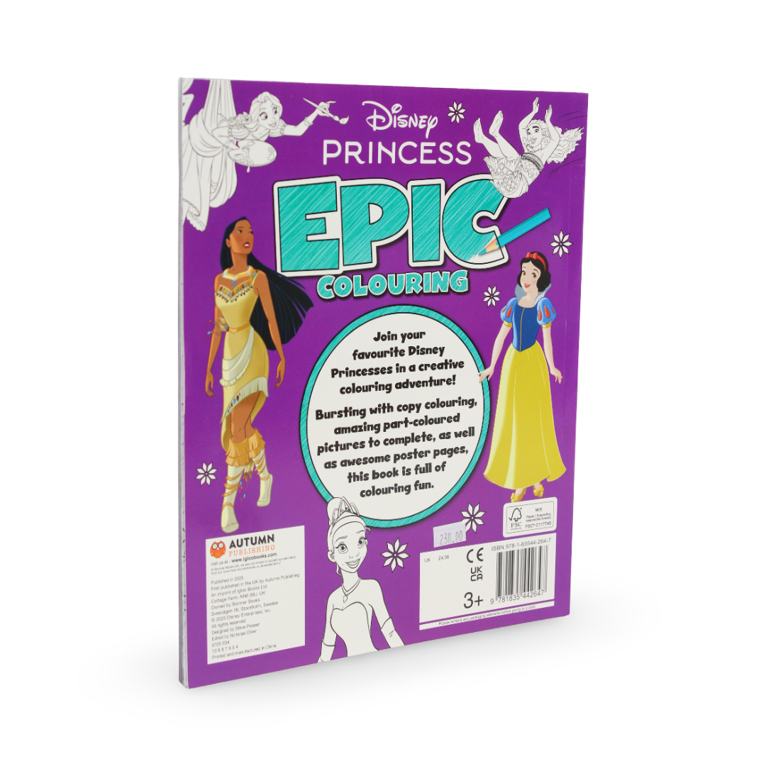 Igloo Books Disney Princess: Epic Colouring Book