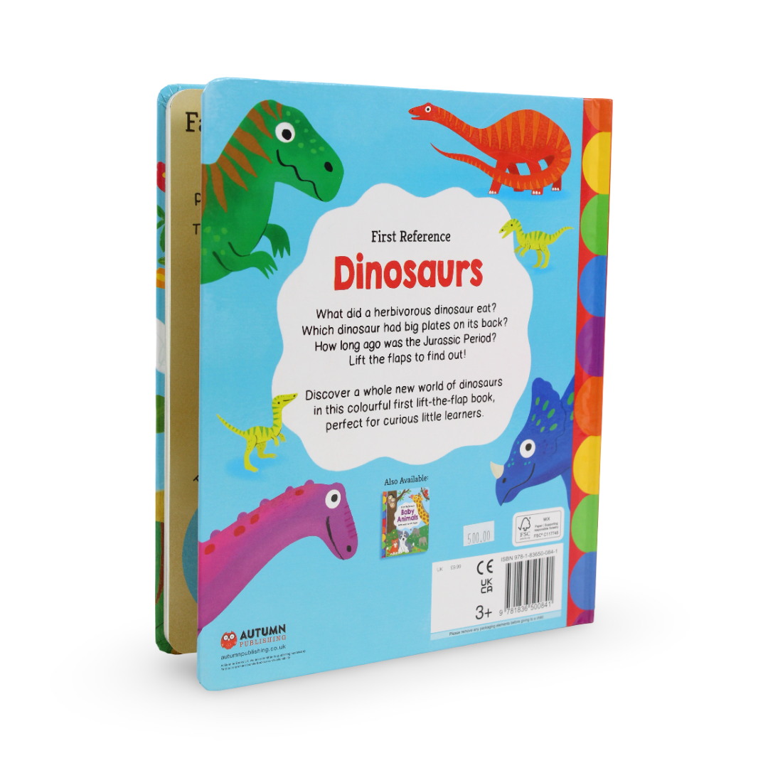 كتاب "المعلومات الأولى: الديناصورات" المقوى من Igloo Books