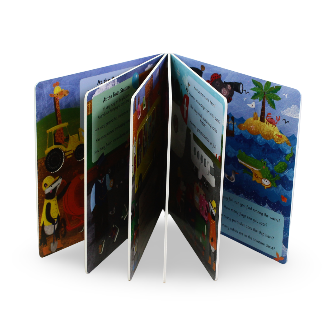 Igloo Books "How Many... Whizzy Wheels?" Board Book - Assortments