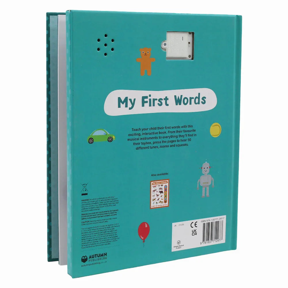 My First Words (Early Learning Sound Book) – 100+ Words, 50 Sounds!