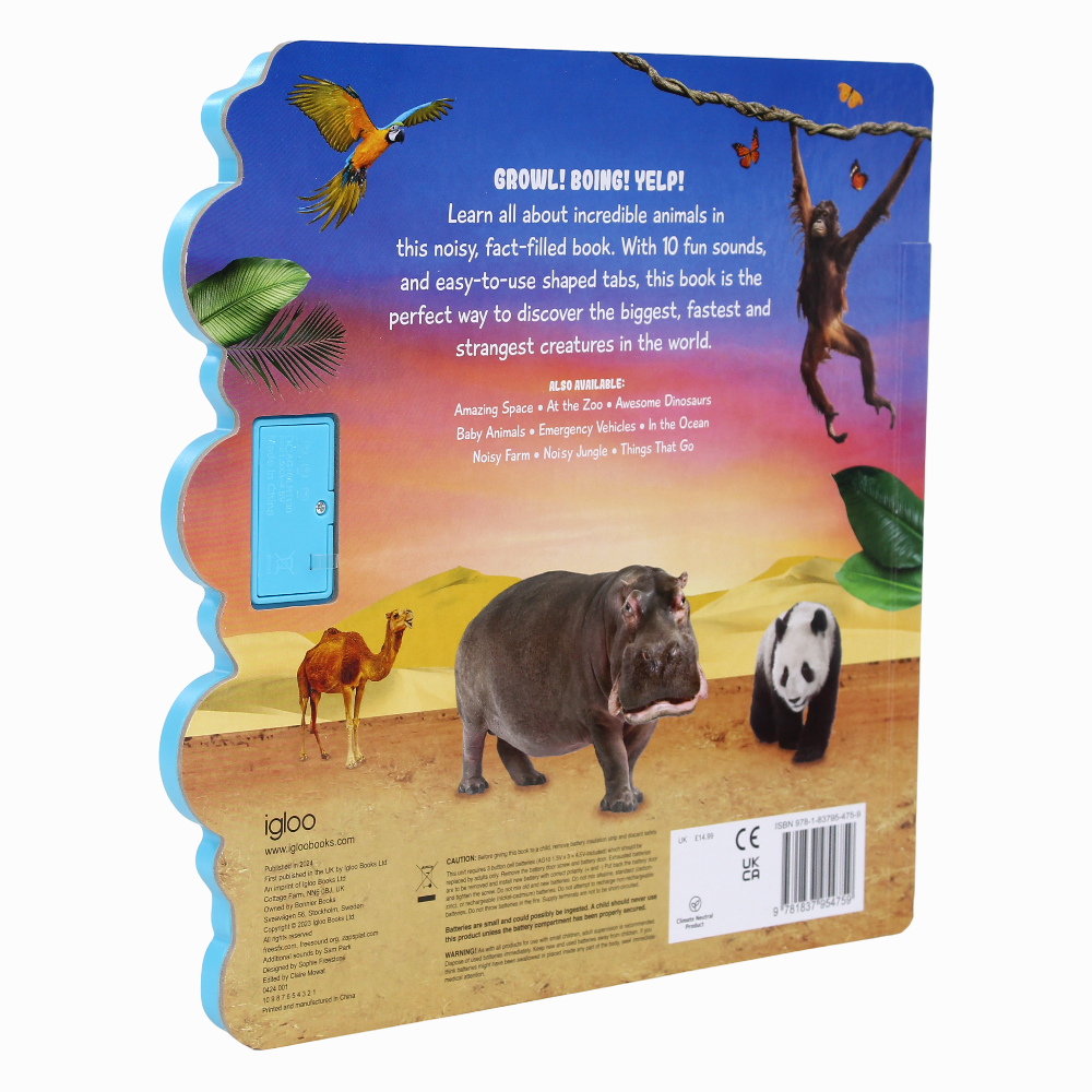 Igloo Book Animals Interactive Children's Sound Board Book
