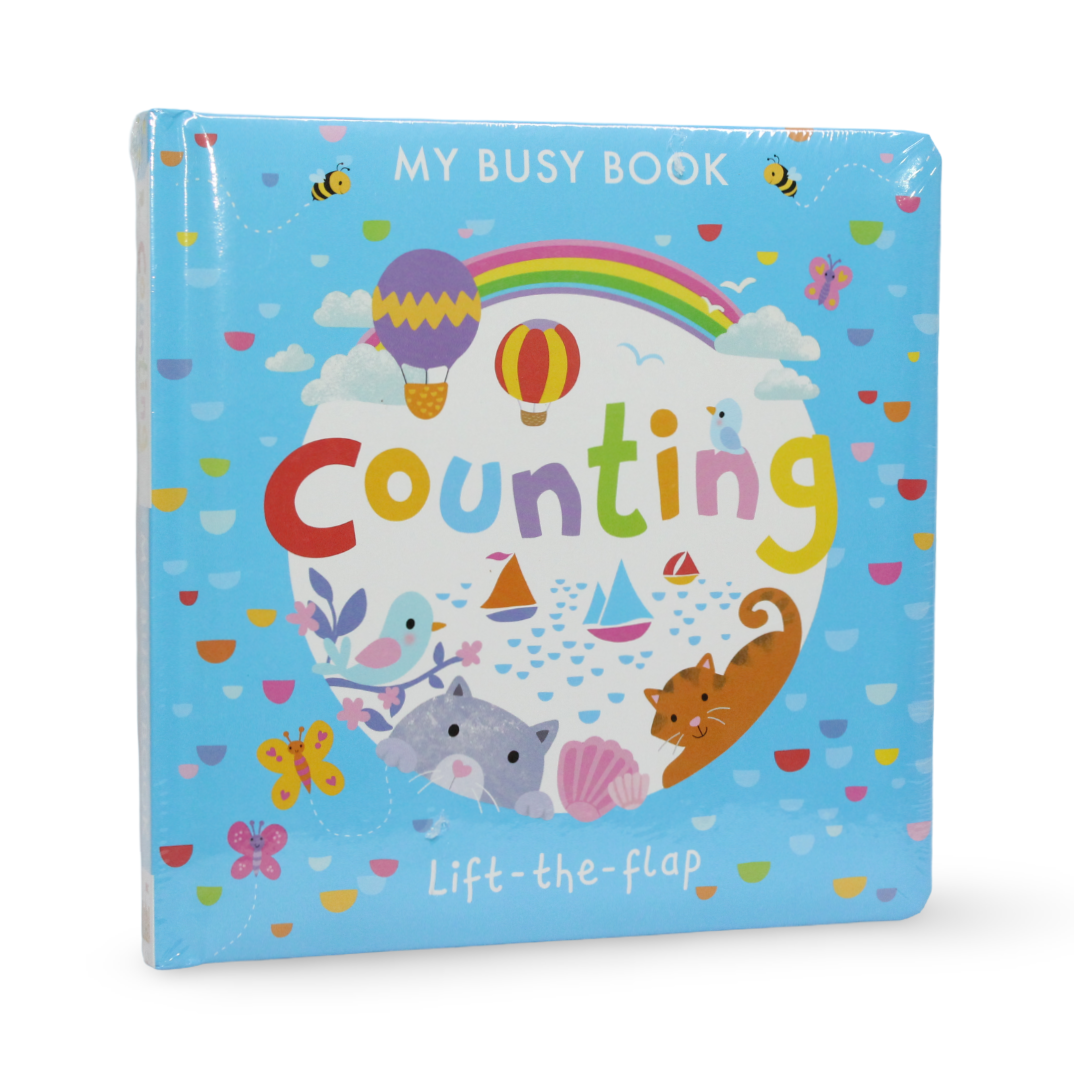 My Busy Book "Counting" Lift-The-Flap Board Book - Assortments - OKO