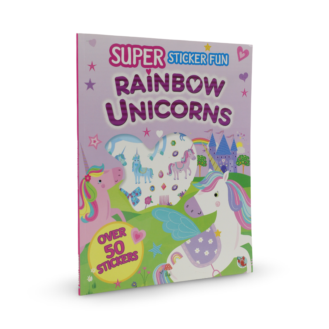 Super Sticker Fun Rainbow Unicorns Sticker Book