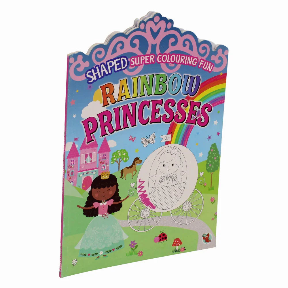Shaped Super Colouring Fun: Rainbow Princesses - Assortments - OKO