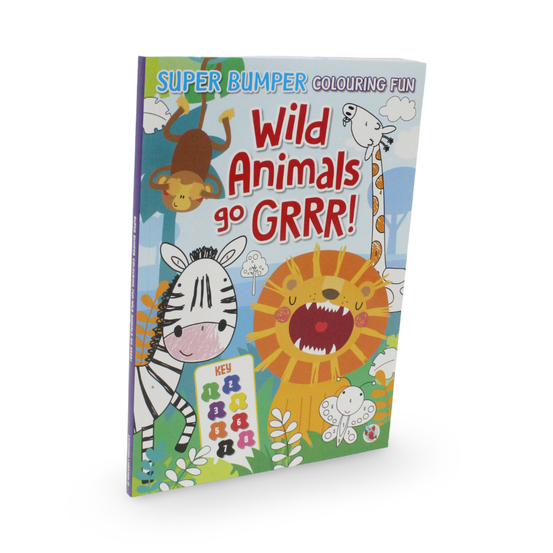 Super Colouring Fun: Wild Animals Go GRRR! - Assortments - OKO