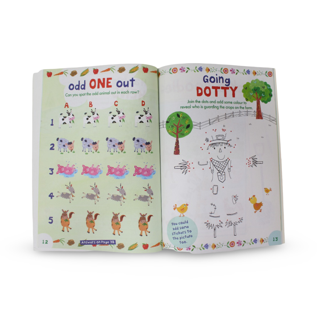 700 Sticker Book – Farm Animals - Assortments - Laughing Lobster
