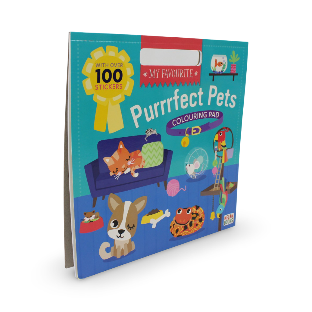 Melon Books My Favourite Purrfect Pets Colouring Pad