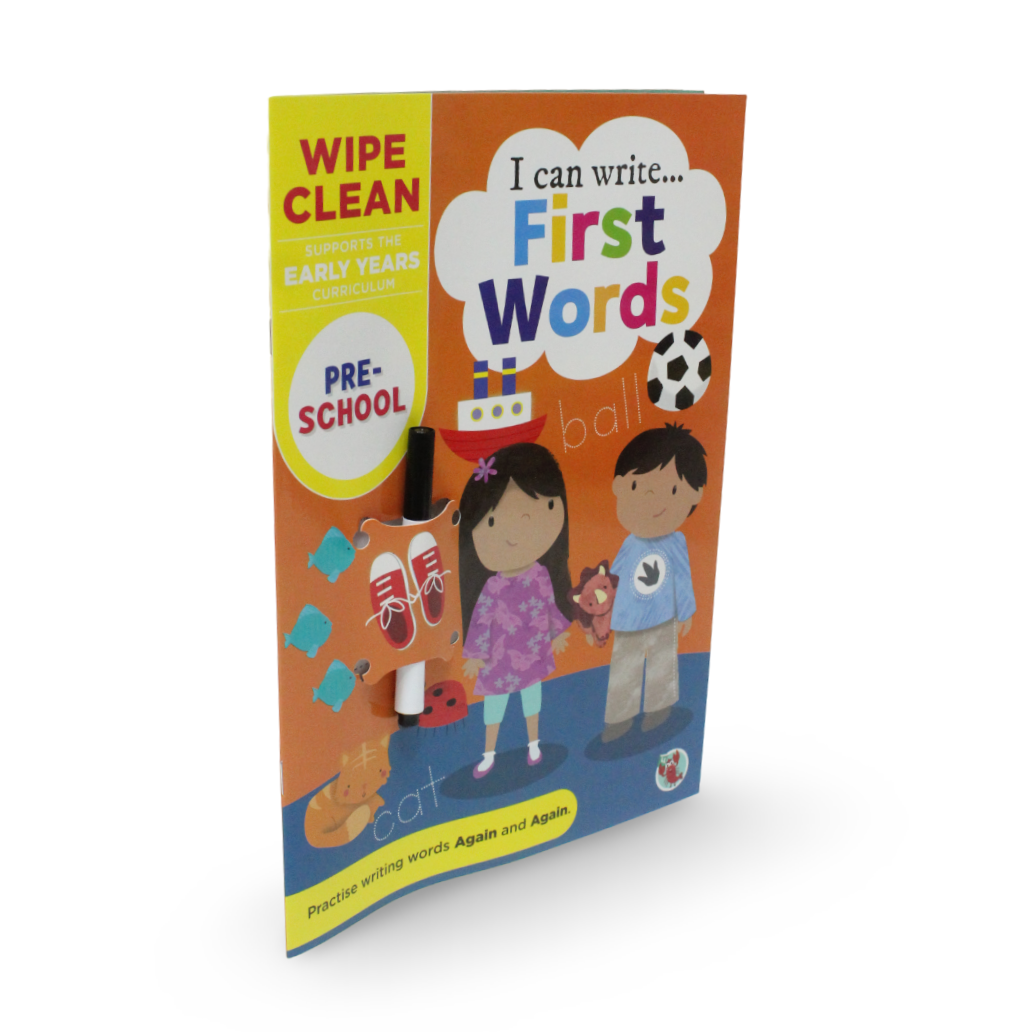 Centum "I Can Write... First Words" Wipe-Clean Learning Book