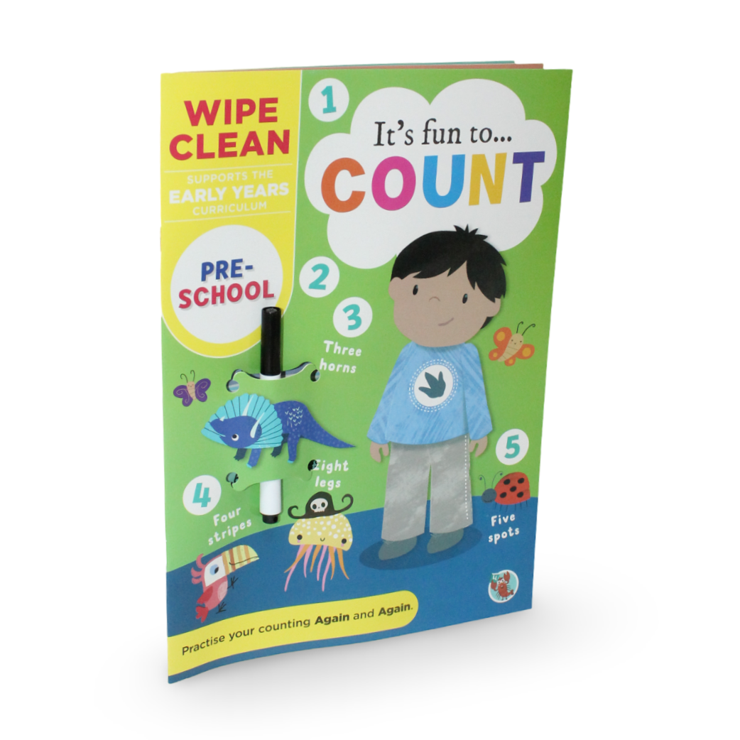 "Wipe Clean: It's Fun to... Count" Activity Book