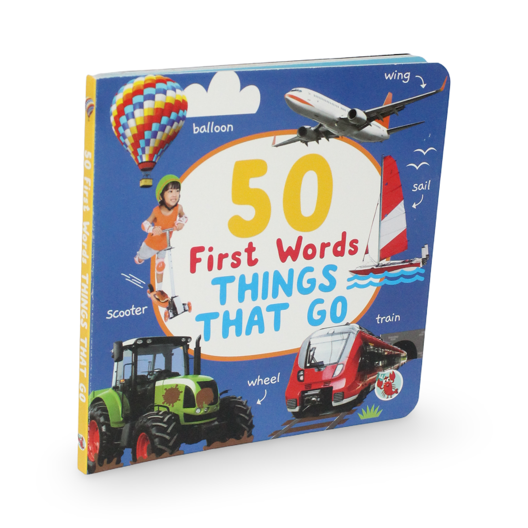 50 First Words Things That Go Board Book