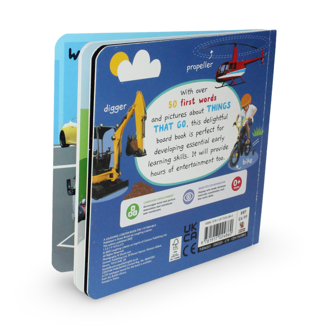 50 First Words Things That Go Board Book