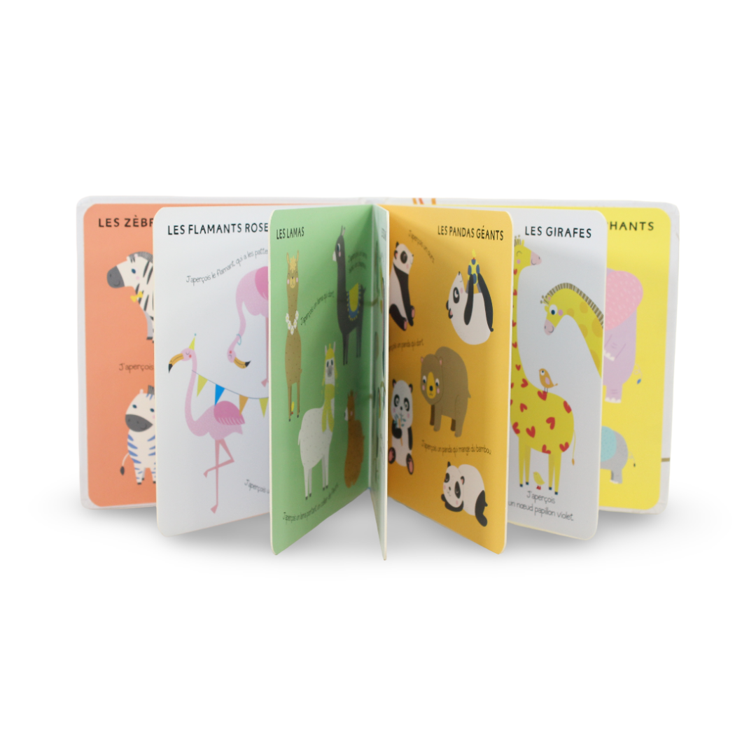 J'aperçois Les Animaux Sauvages (I See Wild Animals) Board Book - Assortments - Emco