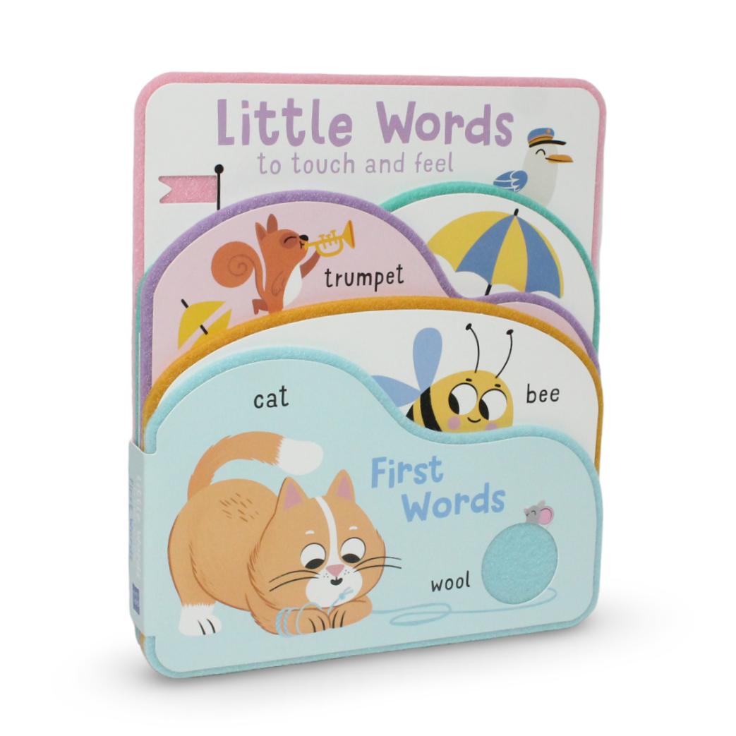 Little Words First Words, Touch-and-feel Board Book - Assortments - OKO