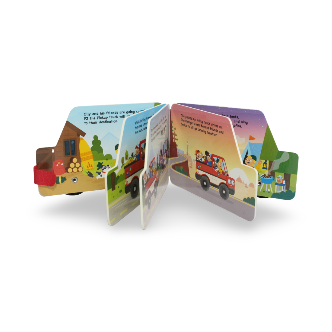 Yoyo Books Rolling Wheels PJ The Pickup Truck Board Book - Assortments