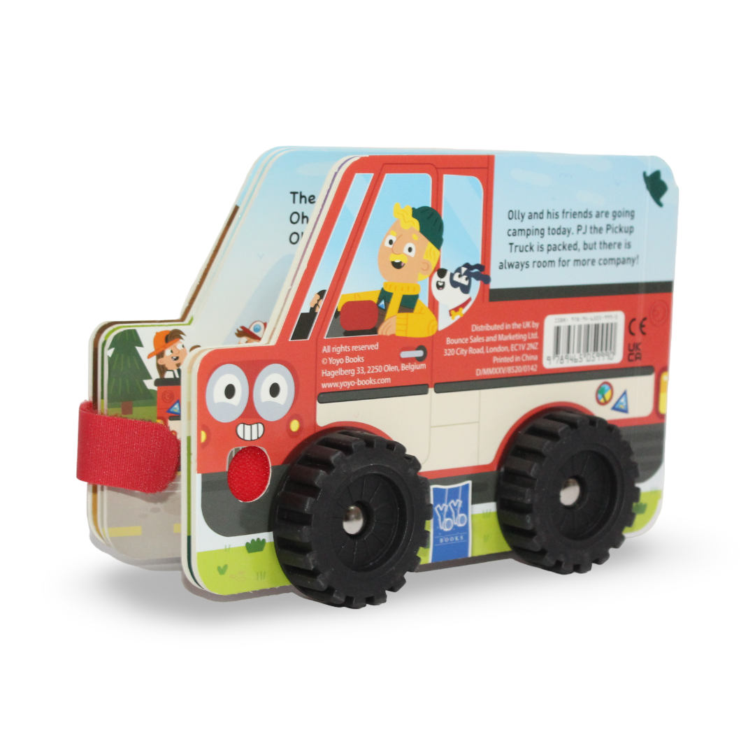 Yoyo Books Rolling Wheels PJ The Pickup Truck Board Book