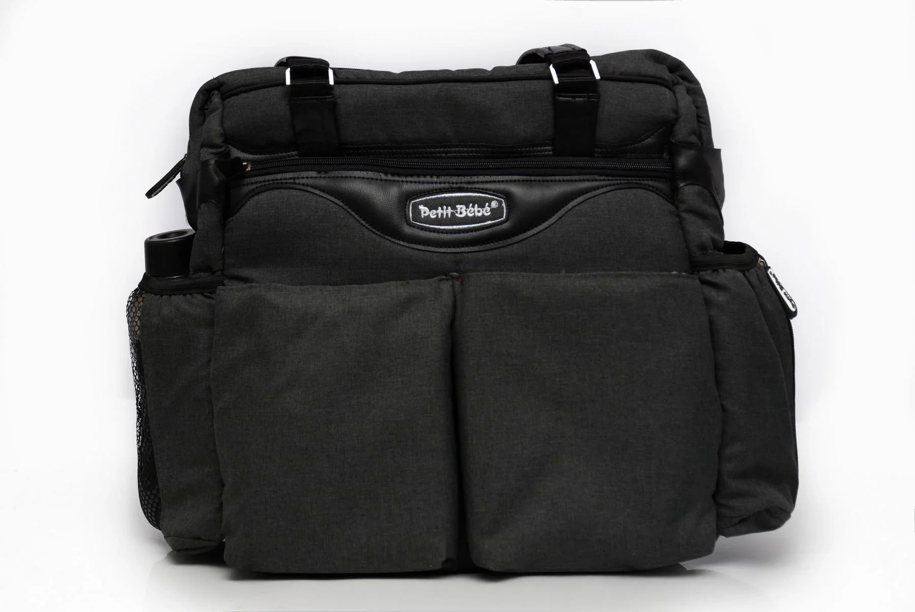 Petit Bebe Baby Diaper Bag Premium – Black & Black
