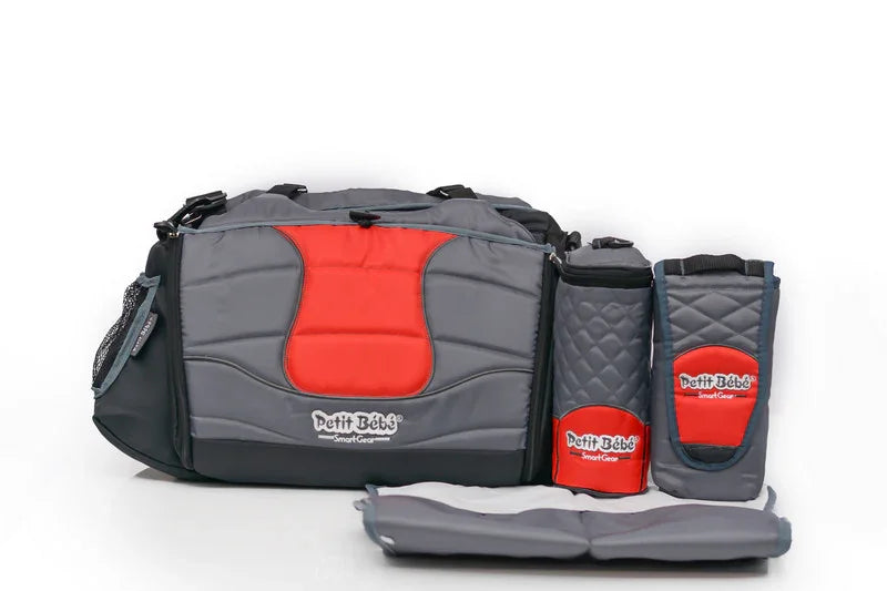 Petit Bebe Smart Gear Diaper Bag – Red