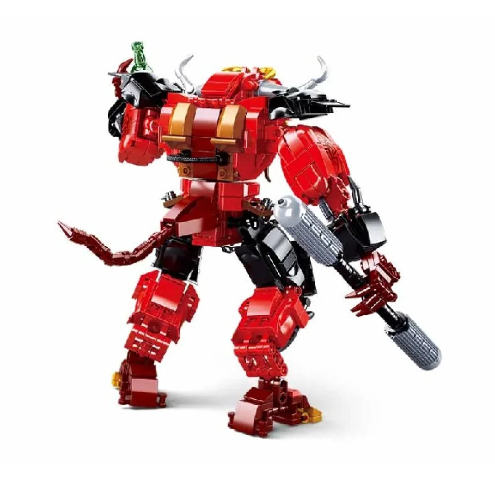 Sluban Pilgrimage To The West King of Bulls Constructor Building Blocks Set - 606 Pcs