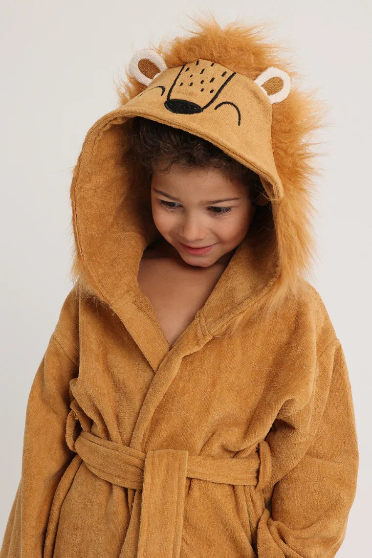 Unisex Baby Swim Robe – Lion Design