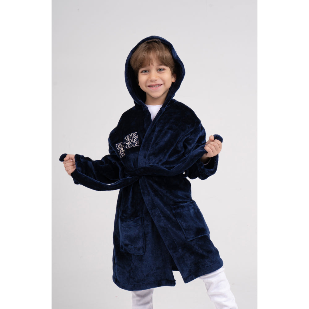 Boys Velvet Robe - Nany with Moon Design - Clothing - Ourkids