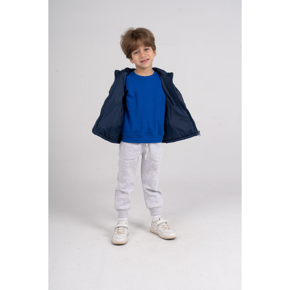 Unisex Plain Cotton Sweatshirt – Blue