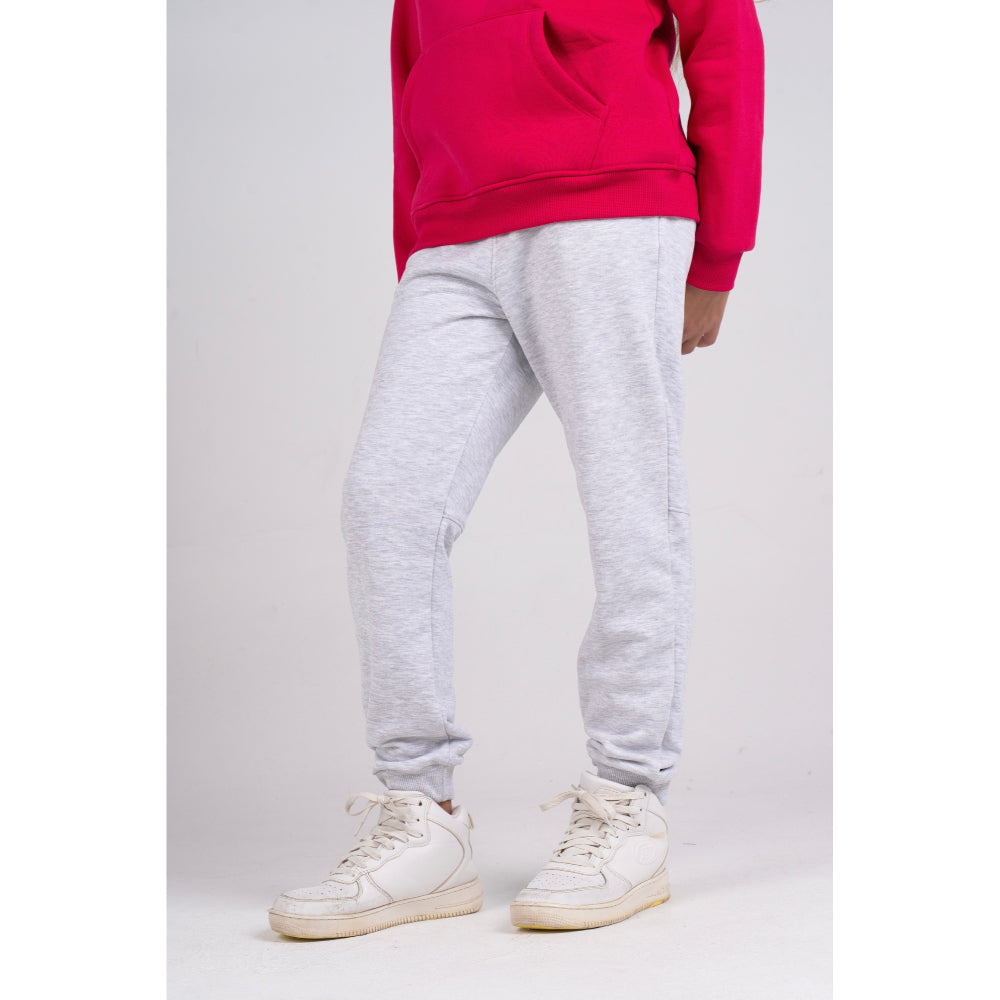 Unisex Plain Sweatpants – Grey - Clothing - Ourkids