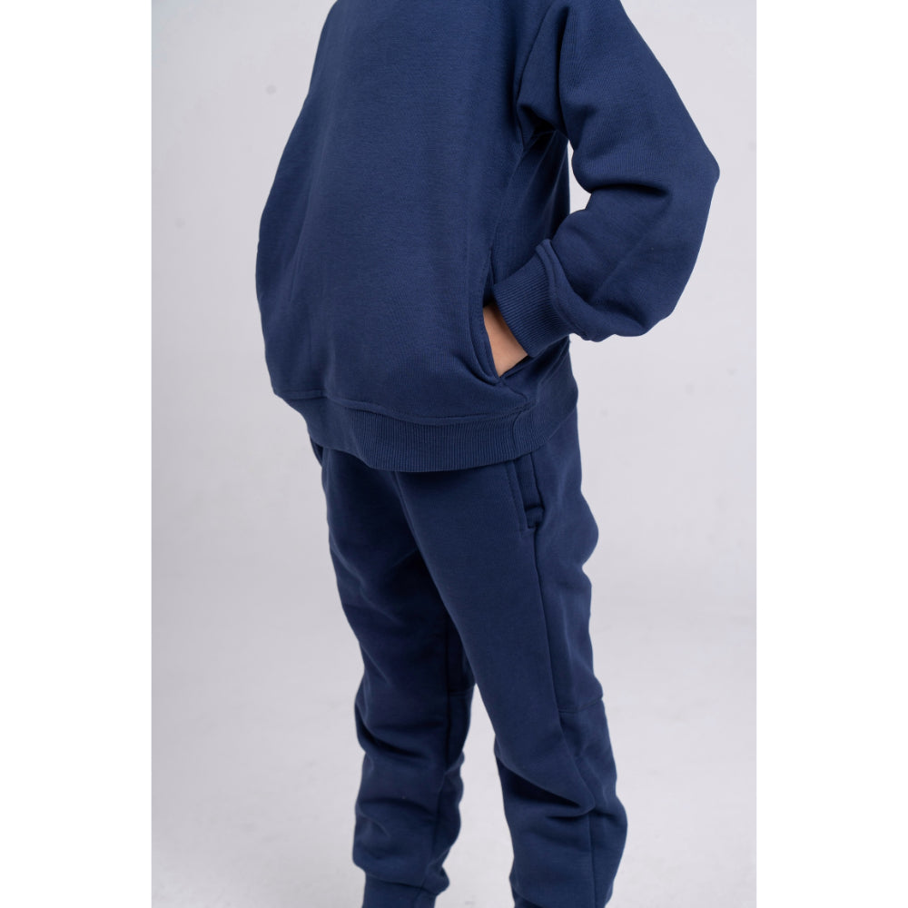 Unisex Plain Sweatpants – Navy
