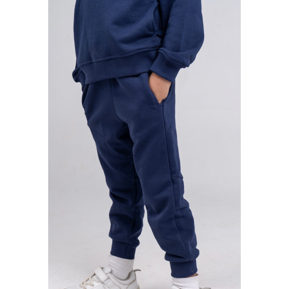 Unisex Plain Sweatpants – Navy - Clothing - Ourkids