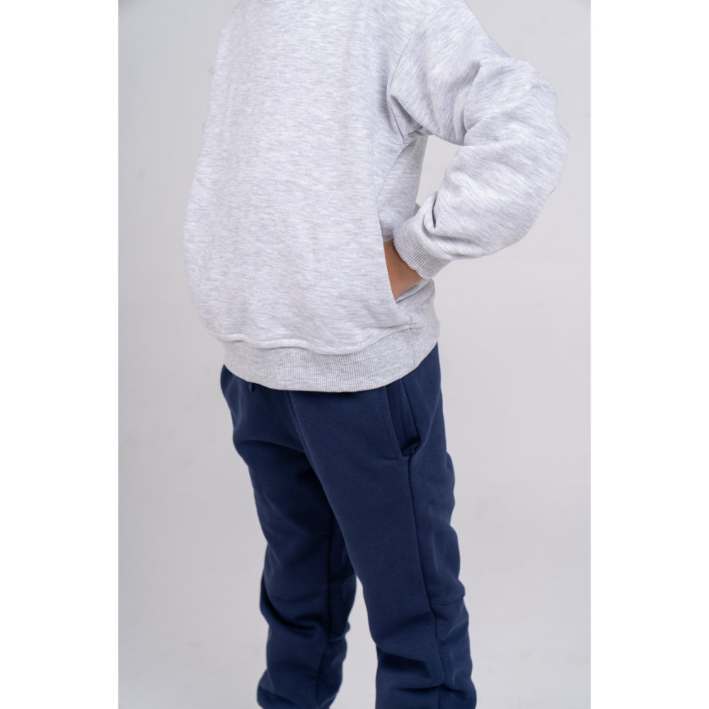 Unisex Plain Cotton Sweatshirt – Grey