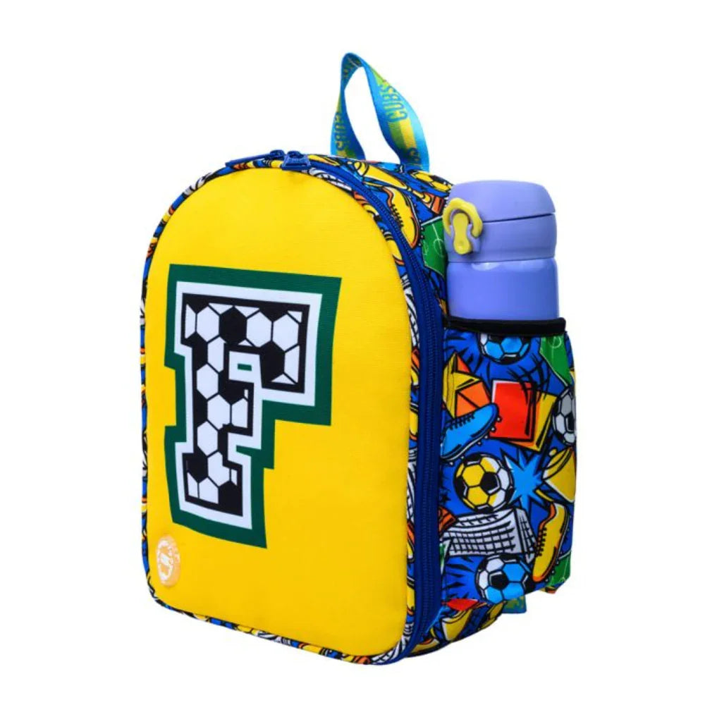 Cubs Football Fan Letter F Lunch Nursery Backpack – 11 Inches