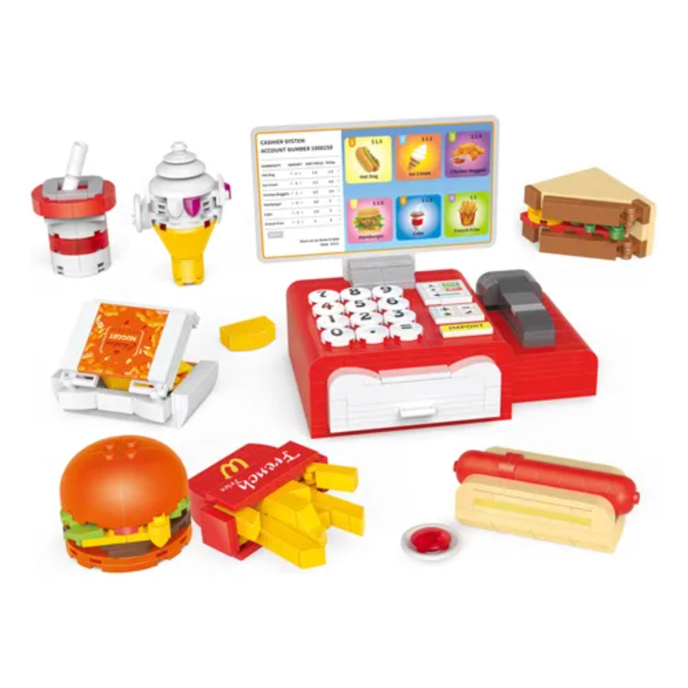 Cogo Funny Build Tasty Fast Food Building Blocks Set – 498 Pcs - Toys