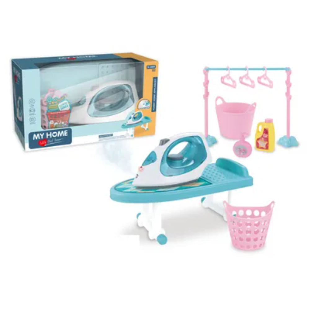 My Home Iron with Ironing Board, Light & Sound - Toys - OKO