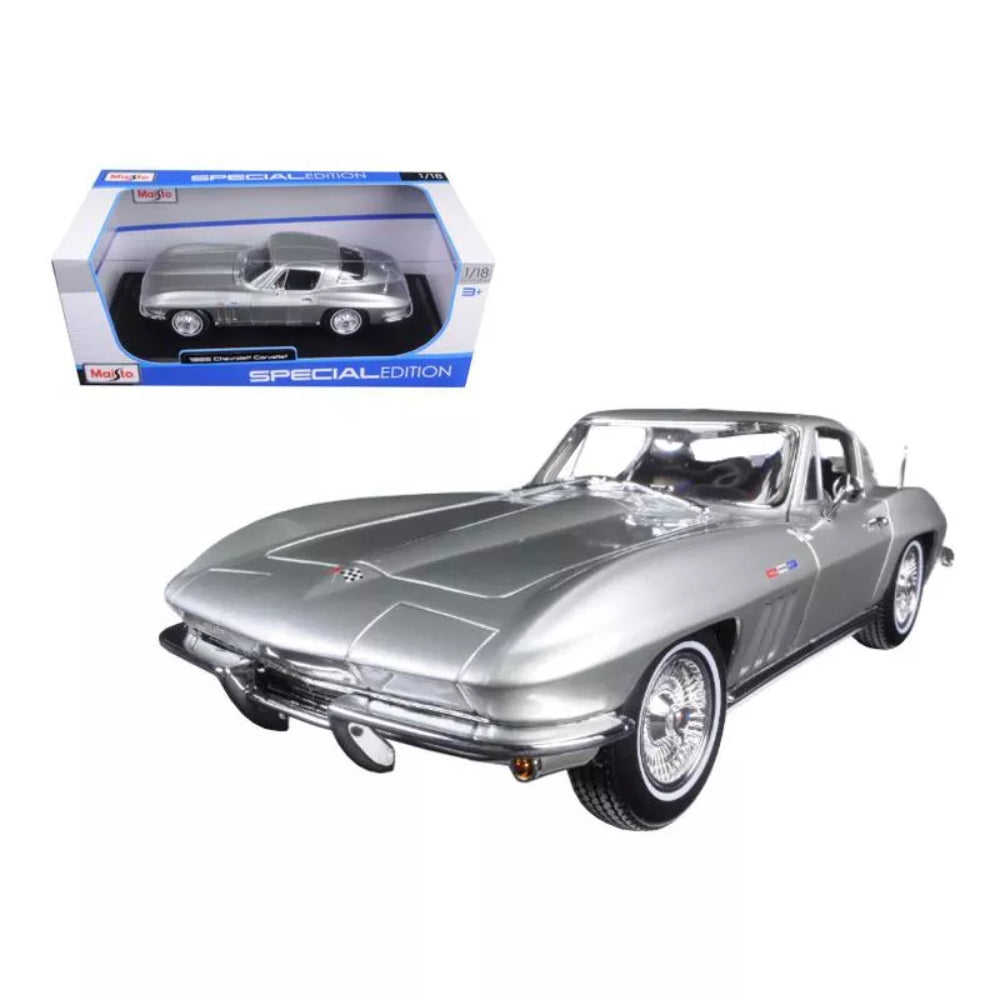 Maisto 1965 Chevrolet Corvette Die-Cast Model – 1:18 Scale - Toys
