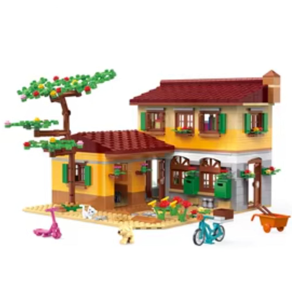 Cogo Holiday Country Villa Building Block Set – 922 Pcs