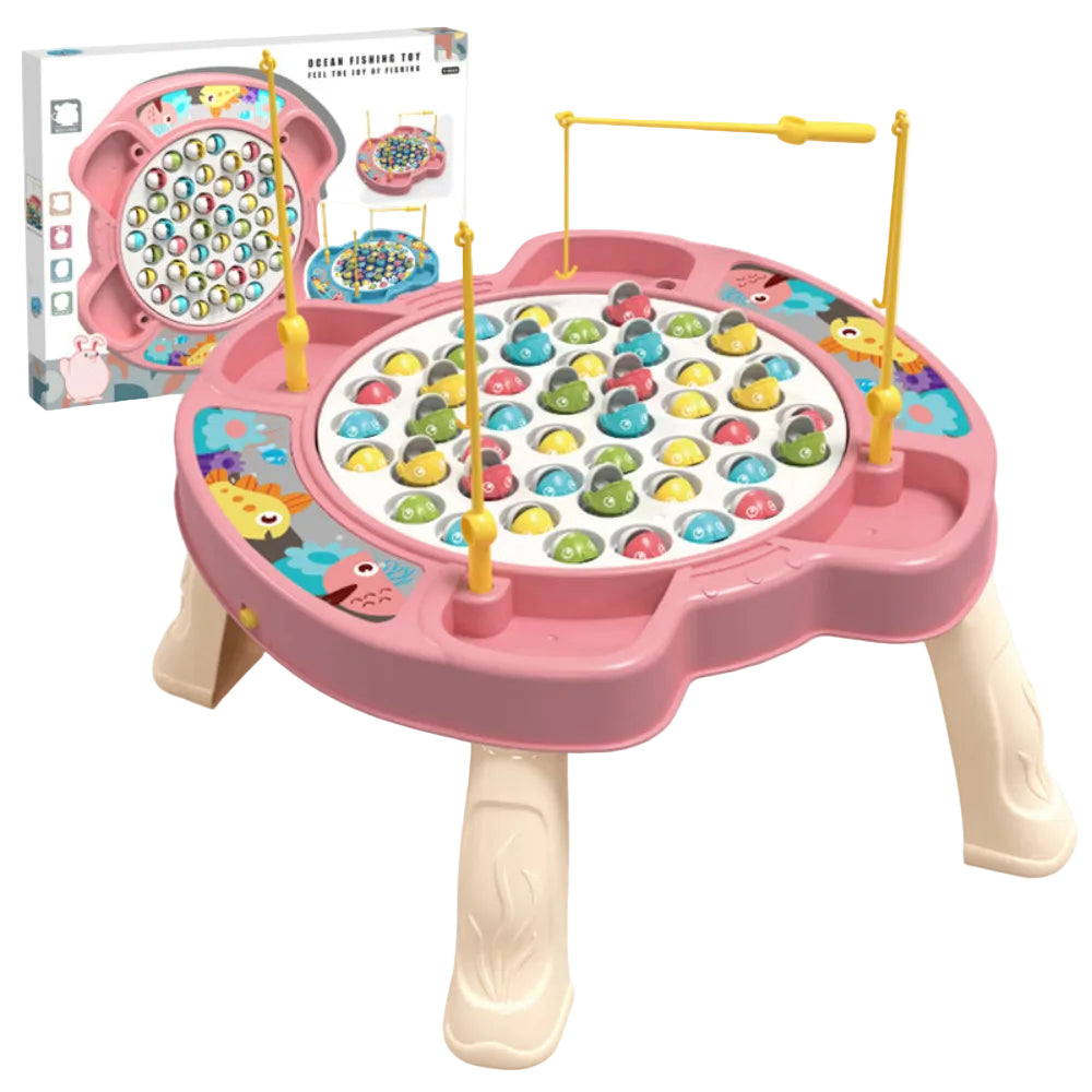 "Ocean Fishing Toy" 45 Pcs – Pink - Toys - OKO