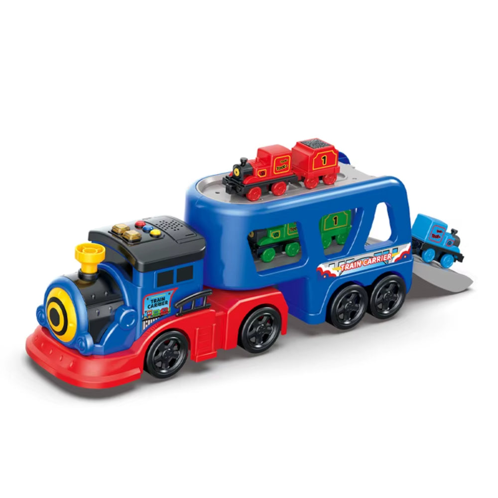 Magnetic Train Double-Decker Transport Train Toy Set - Toys - OKO