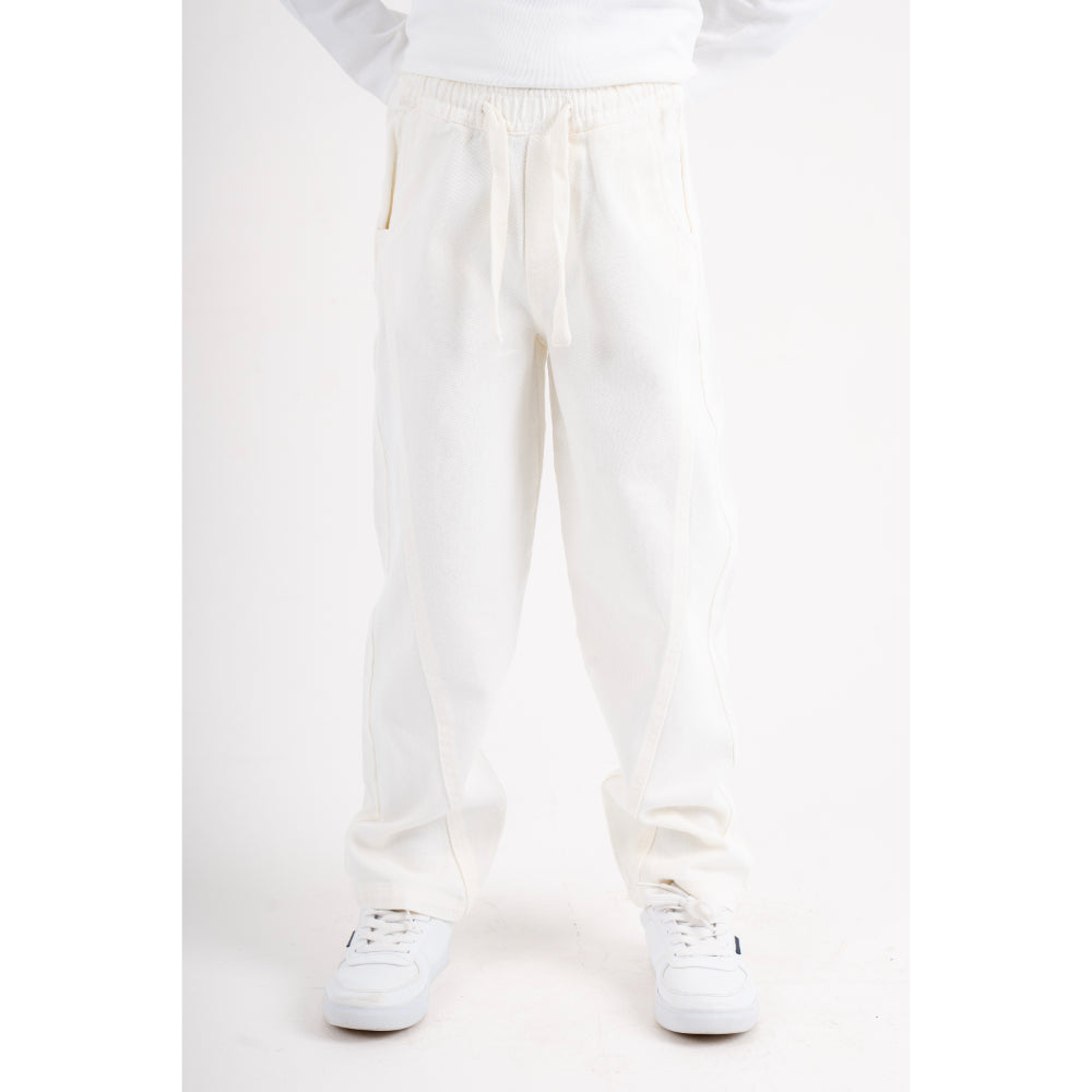 Unisex Gabardine Pants – Off-White