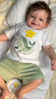 Baby Boys' Off-White "Sweet Dreams" Pajama Set