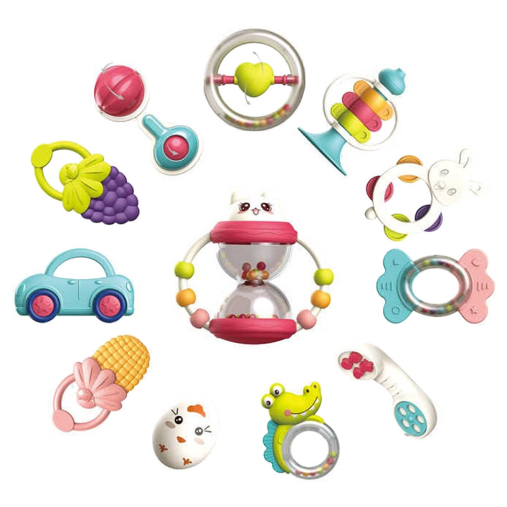 Bibi-Inn Funny Baby Hand Ringing Bell – 12 Pcs