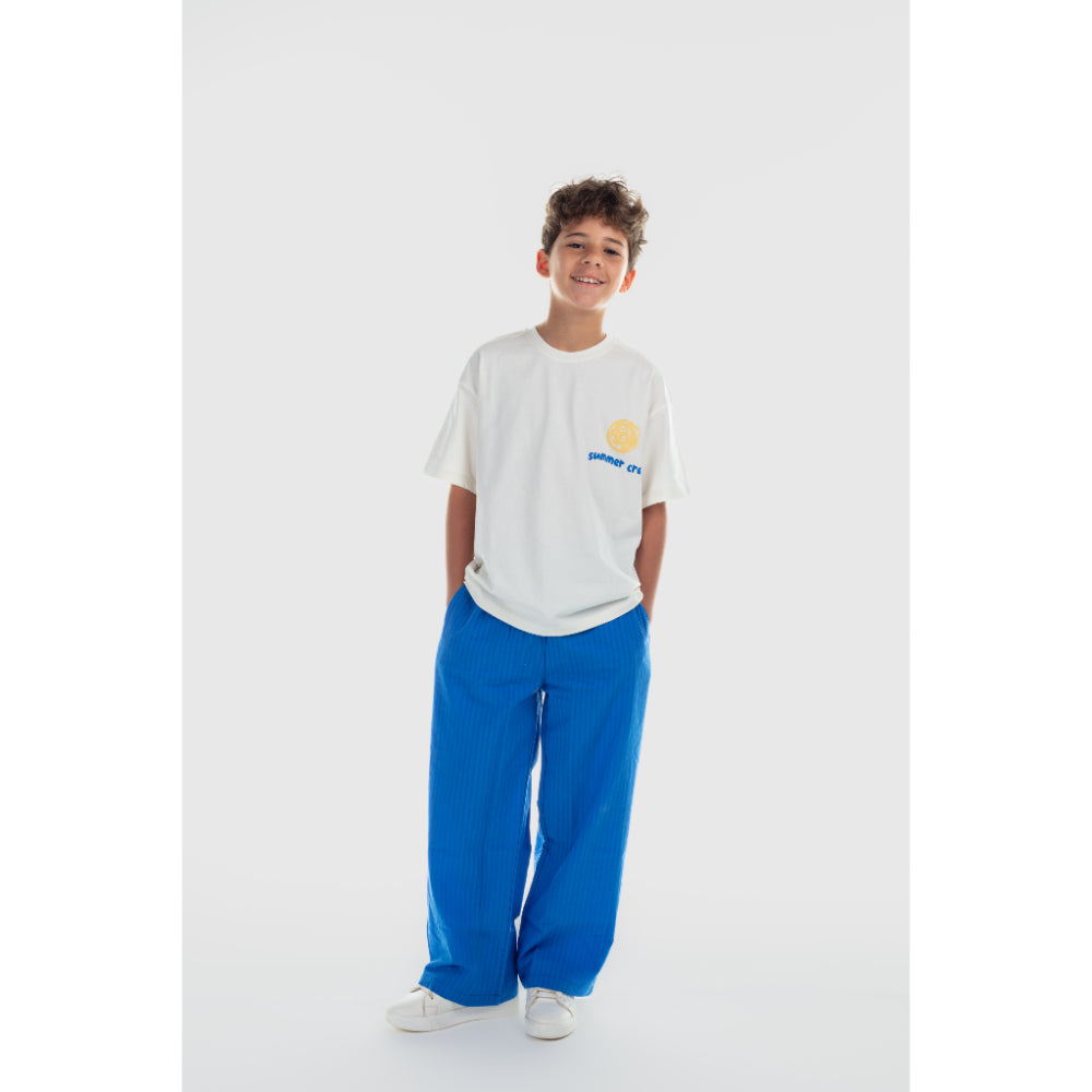 Unisex Cotton Pants – Blue - Clothing - Playmore