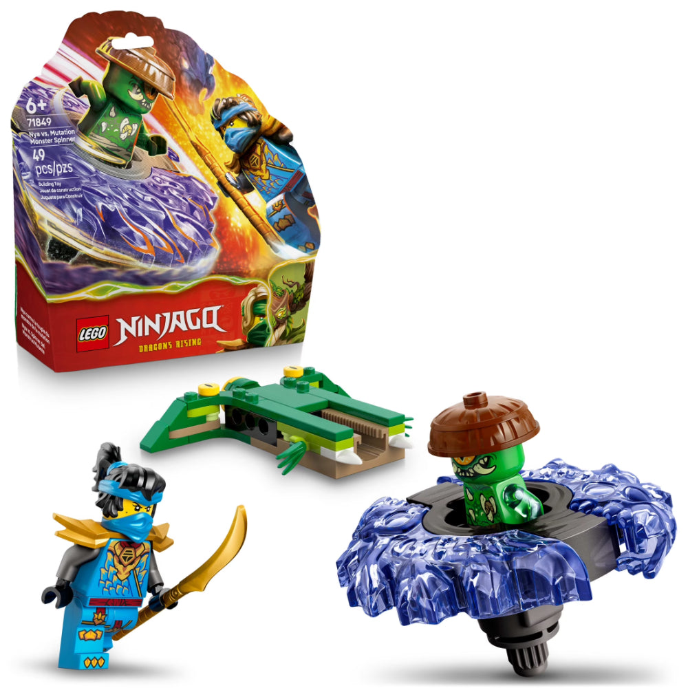 Lego Ninjago Nya vs. Mutation Monster Spinner Set - Toys
