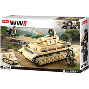 Sluban WWII Large German Tank Building Blocks Set - 543 Pcs