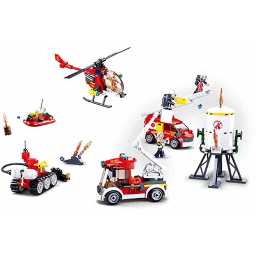 Sluban Fire Brigade Building Blocks Set – 490 Pieces