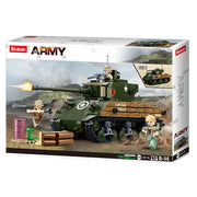 Sluban Medium Army Tank 76W
