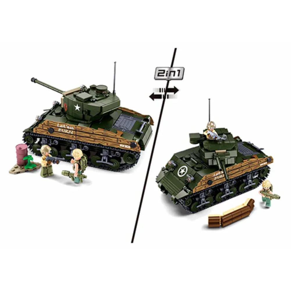 Sluban Medium Army Tank 76W
