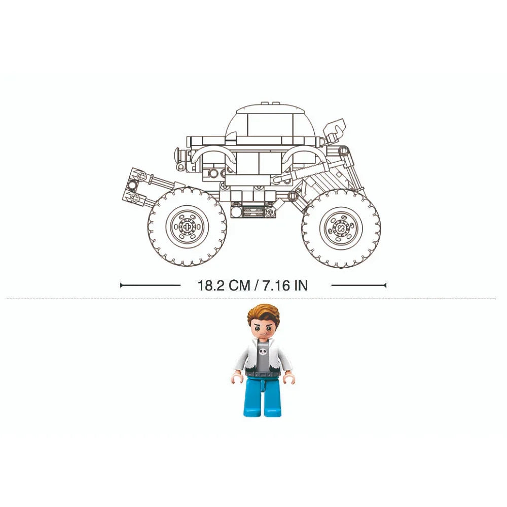 Sluban Off-Road Big Foot Green BKI - 264 Pcs