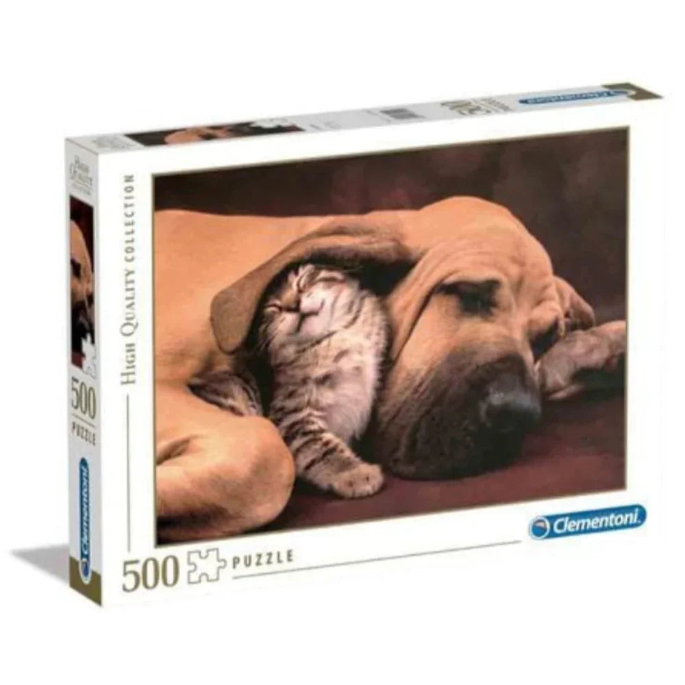Clementoni Dog & Cat Puzzle – 500Pcs - Toys